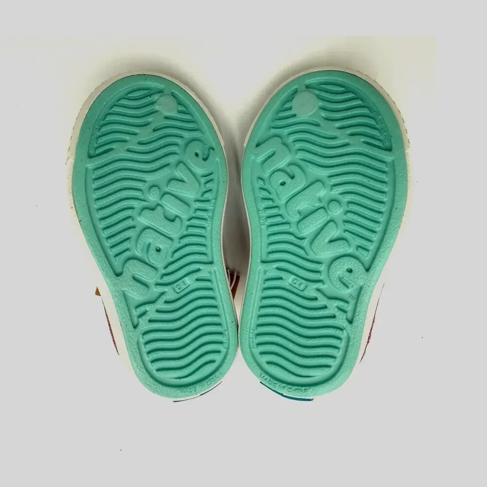 NEW Native Jefferson Bling Child Shoes - Hollywood Hydrangea Bling/Shell - c4